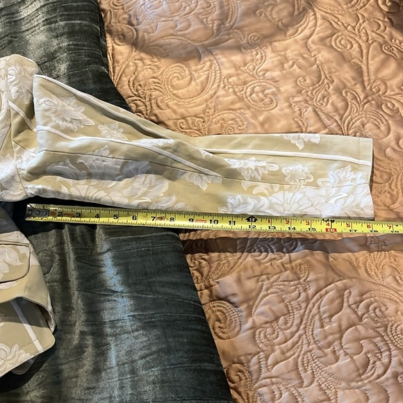 Brocade Women Jacket, Lite Sage fully lined double breasted, size 8 Apostrophe - Picture 10 of 13